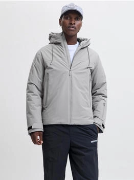 Jack & Jones Jacke 'JCOFUSION' grau schwarz