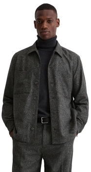 Marc O'Polo Hemdjacke Overshirt Woll-Mix melierte Struktur