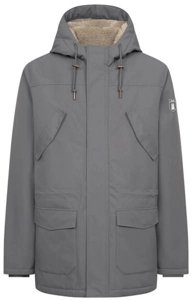 derbe Winterjacke Festholm Herren Grau Warm Gefüttert L