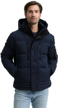 Tom Tailor Steppjacke Rei&szlig;verschlusstaschen dunkelblau schwarz