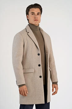 Lindbergh Wintermantel 'Classic' creme weiß