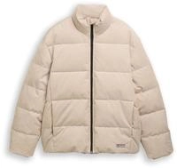 TOM TAILOR Denim Steppjacke mit Logo Print