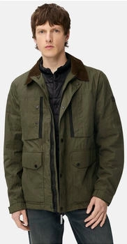 Camel Active Fieldjacket Umlegekragen cord Oliv