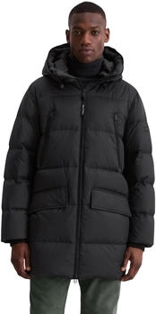Marc O'Polo Daunenjacke Pufferjacke regular fit eingesetzte elastische &Auml;rmelabschl&uuml;sse schwarz