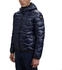 Blauer USA Daunenjacke Wellenoptik Wave (BLUC03074-006355) blau