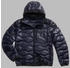 Blauer USA Daunenjacke Wellenoptik Wave (BLUC03074-006355) blau