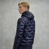 Blauer USA Daunenjacke Wellenoptik Wave (BLUC03074-006355) blau