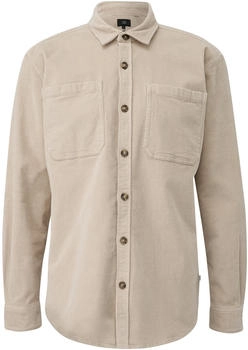 s.Oliver Overshirt aus Cord mit aufgestetzten Taschen Beige 2170384.8148.