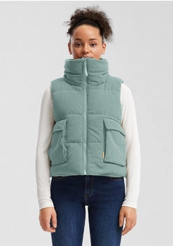 s.Oliver Outdoor-Weste aus Cord türkis 2169088.6215.