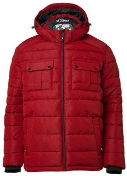s.Oliver Sportive Puffer-Jacke mit abnehmbarer Kapuze rot 2172098.3626.