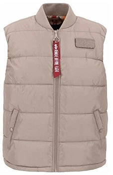 Alpha Industries Puffer Vest Daunenjacke Gr&ouml;&szlig;e Beige (118109-679)