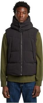 G-Star G-Whistler Padded Hooded Weste 2.0 Schwarz dark black D26886-D518-6484