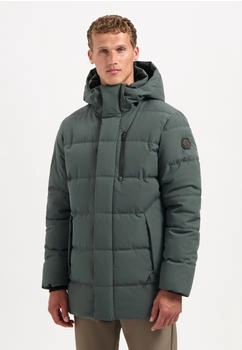 No Excess Parka Langer Steppparka Dark Steel