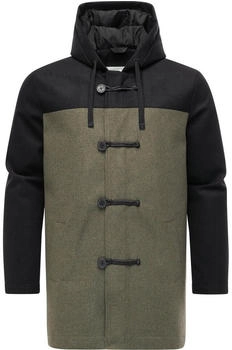 Ragwear Dorvan Funktionaler Fleece-Mantel olivgr&uuml;n