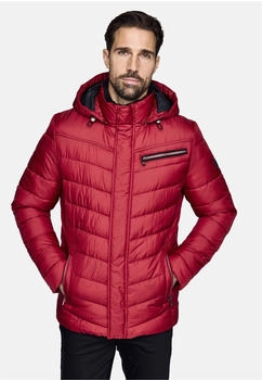 New Canadian Steppjacke Fleece-Einsatz rot