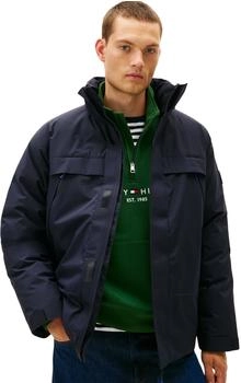 Tommy Hilfiger Tech Padded Jacke Stehkragen blau desert sky