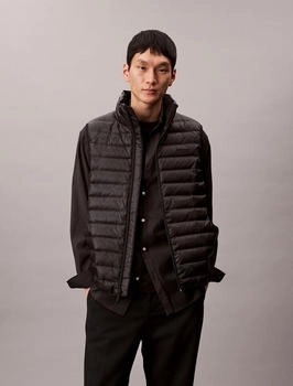 Calvin Klein Steppweste SLVLSS LT WT NYLON PUFFER VEST schwarz