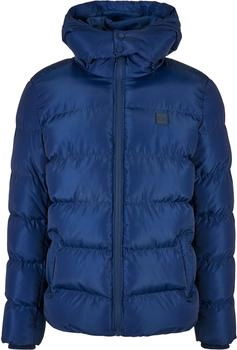 Urban Classics Hooded Puffer Jacket spaceblue