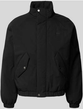 Lacoste Bomberjacke Stehkragen schwarz