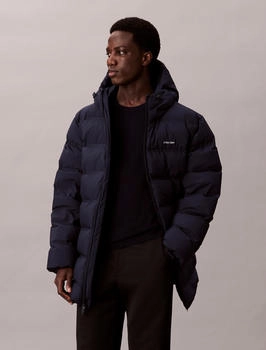 Calvin Klein LS BONDED CHNNLD LONG HOODED PUF blau Dark Sapphire