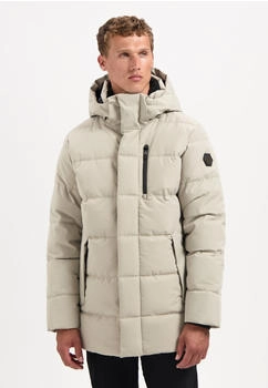 No Excess langer steppparka stone