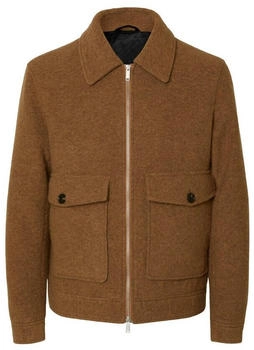 Selected Hemdjacke aus Woll-Mix Hazel