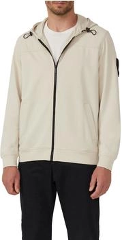 s.Oliver Sweatshirt-Jacke Materialmix hochwertige Details beige 2169823 9303