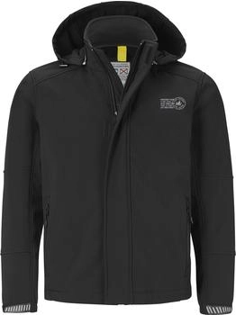Jan Vanderstorm Outdoorjacke MENNE abnehm Kapuze schwarz