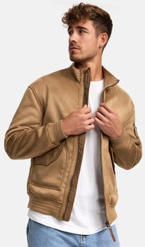 Indicode Infrosco-Jacke Kunstleder Velours