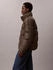 Calvin Klein LS MDWT NYLON CHNNL DOWN PUFFER beluga