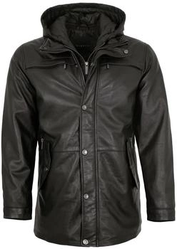 Bugatti Lederjacke Longjacket lammnappa schwarz