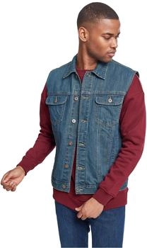 Urban Classics Weste blau denim
