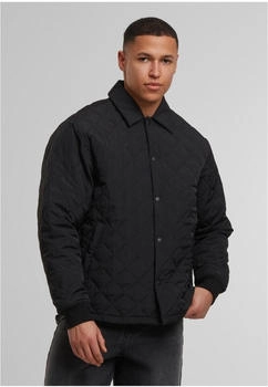 Urban Classics Quilted Overshirt schwarz