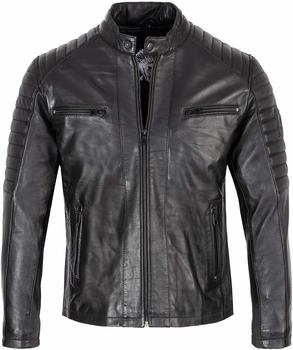 Rock Creek Lederjacke H-183 schwarz