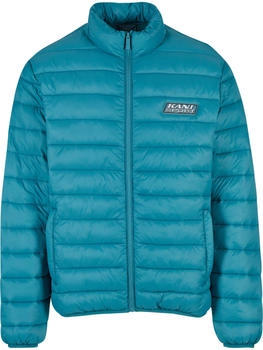 Karl Kani Sport Patch Light Puffer Jacket silver grey teal