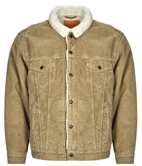 Levi's Relaxed Fit Sherpa Trucker Jacket (A5784) timber wolf