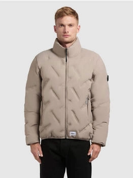 khujo Clover Steppjacke greige