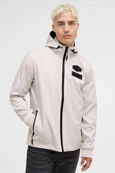 Camp David Jacke normale Passform (CPD3387001000001) hellgrau/schwarz