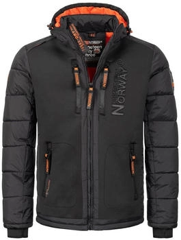 Geographical Norway Beachwood Steppjacke schwarz