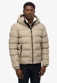 Superdry Wattierte Sportjacke mit Kapuze (M5011905A) taupe