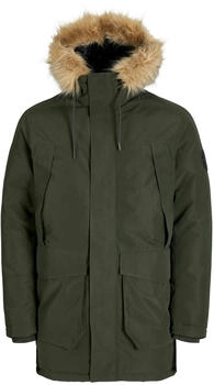 Jack & Jones Jjdavid Parka Jacke (12279267) dunkelgr&uuml;n