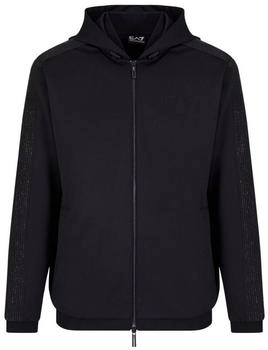 Emporio Armani Leichte Daunenjacke (7M000308_AF13526) schwarz/gold