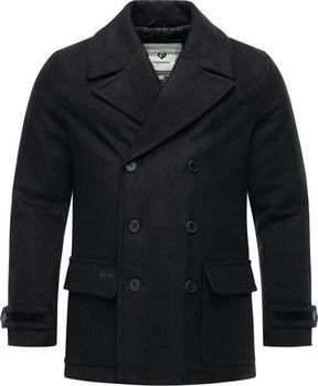 Ragwear Parr Mantel schwarz