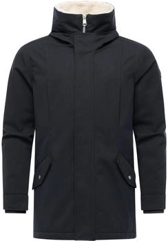Ragwear Mr Cany YOUMODO Wasserdichter Wintermantel mit Kapuze schwarz