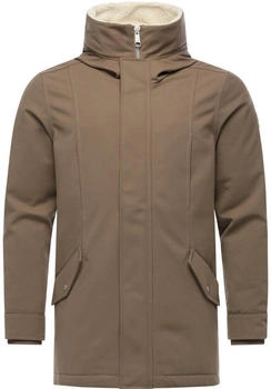 Ragwear Mr Cany YOUMODO Wasserdichter Wintermantel mit Kapuze mokka