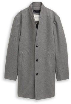Tom Tailor Denim Wollmantel mit Stehkragen (74689262) light stone grey wool twill
