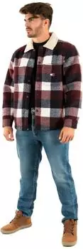 Tommy Hilfiger Oversized Fit Flanell-Overshirt (DM0DM22010) dark blue/buffalo check
