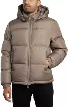 Armani Exchange Gesteppte Daunenjacke mit Kapuze (XM000348) beige
