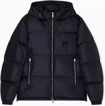 Armani Exchange Gesteppte Daunenjacke mit Kapuze (XM000348) schwarz