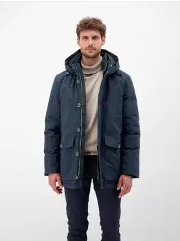 Lerros Herren Parka mit Kapuze Blue Night (7597050_49107)